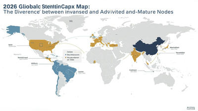 2026 Global Semi CapEx Map: The Divergence Between Advanced and Mature Nodes