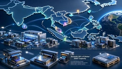 SE Asia&rsquo;s Share of Global OSAT Capacity Breaks 20% for the First Time